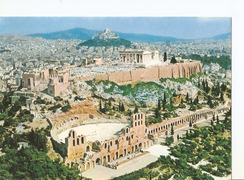 Postal 031545 : Athens: Facade of the Odeon of Herodes Atticus
