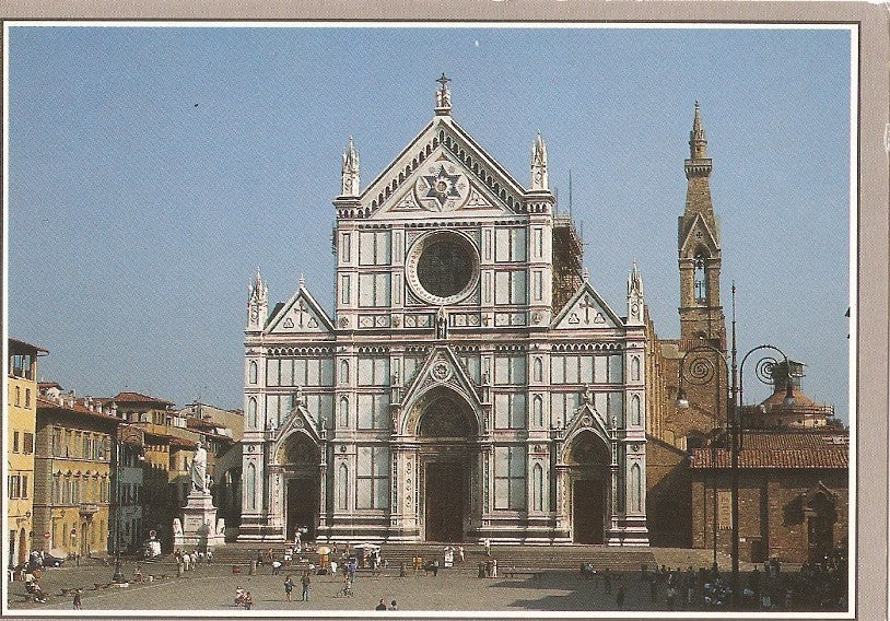 Postal 031563 : Firenze. The church of Santa Croce
