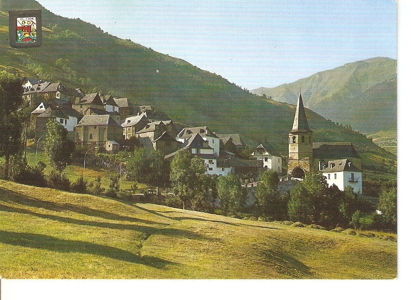 Postal 031574 : Pirineu Catala (Lleida). Vall dAran. Gausach. Vista parcial