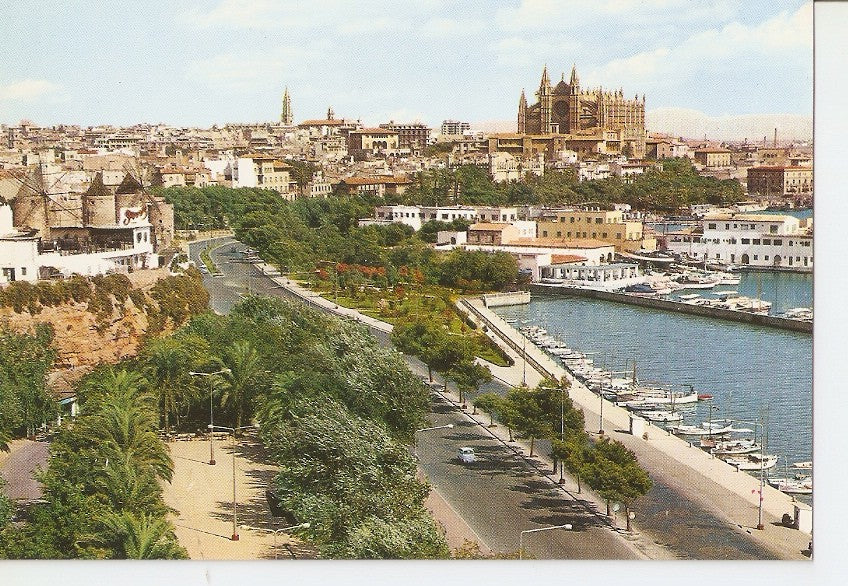 Postal 031576 : Mallorca Palma. Vista desde el Paseo Maritimo