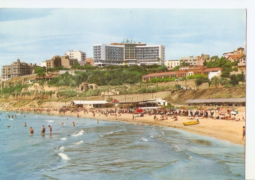 Postal 031578 : Playa del Milagro y Hotel Imperial Tarraco. Tarragona. Costa Dorada