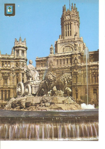 Postal 031581 : Madrid. La Cibeles y Palacio de Comunicaciones