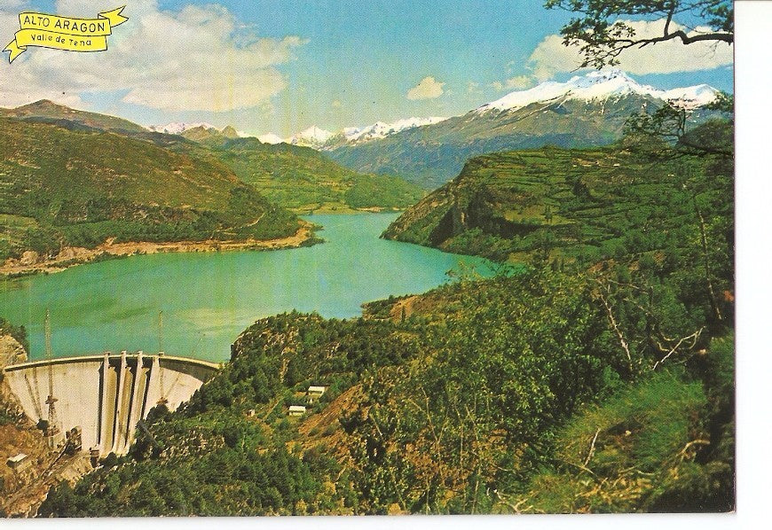 Postal 031591 : Alto Aragon (Huesca) Valle de Tena. Embalse de Bubal