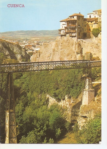 Postal 031608 : Cuenca. Casas colgadas y puente de San Pablo