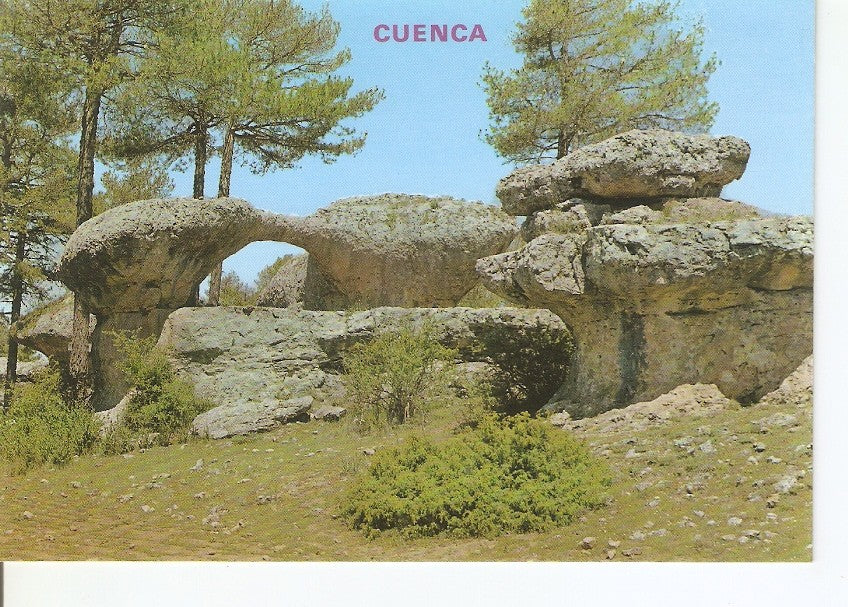 Postal 031610 : Cuenca. Ciudad Encantada. Puente Romano