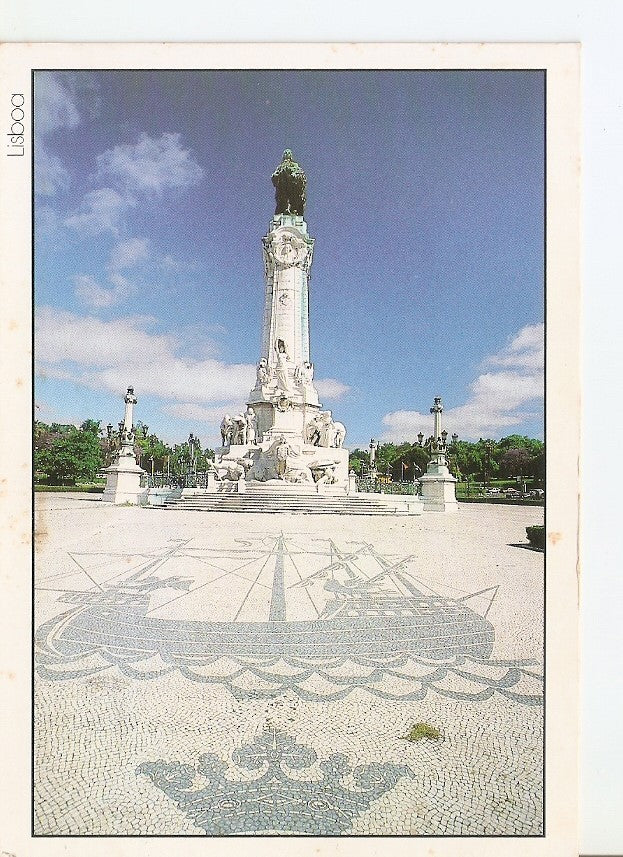 Postal 031622 : Lisboa- Plaça do Marques de Pombal