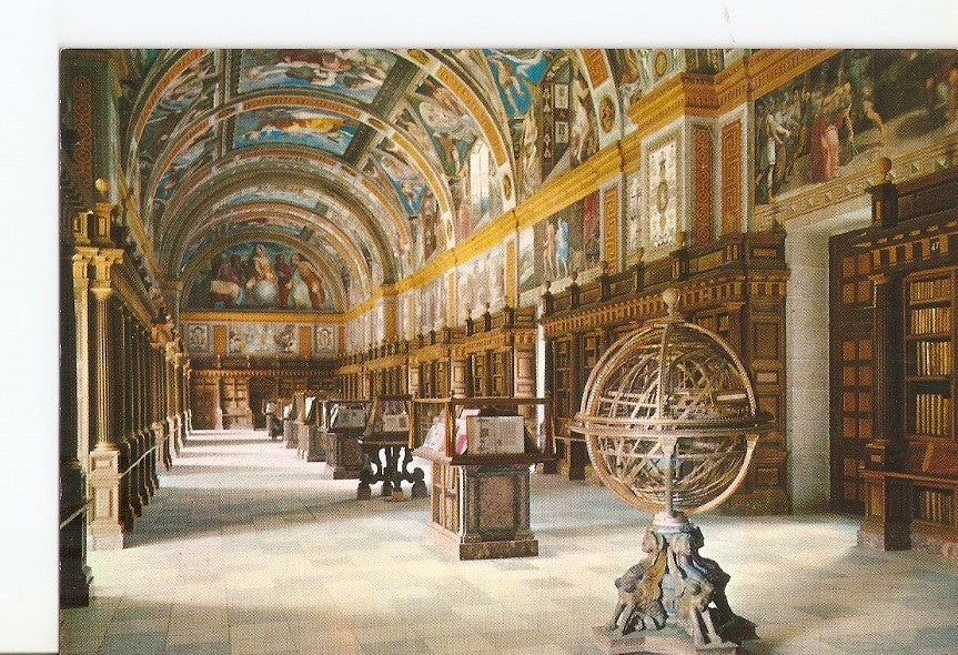 Postal 031636 : El Escorial. Monasterio. Biblioteca