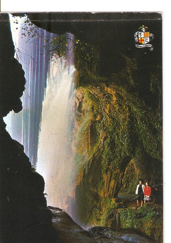 Postal 031645 : Sota la cascada. Mil anys dHistoria. Sant Miquel del Fay