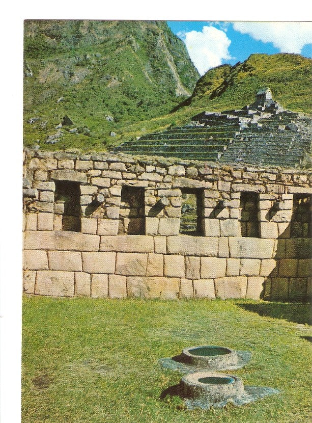 Postal 031658 : Sala de los morteros en la Zona Industrial Machupicchu - Peru