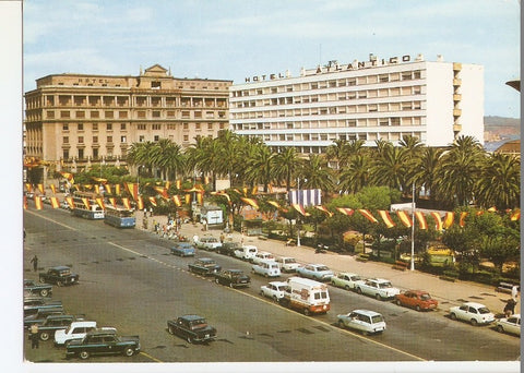 Postal 031664 : La Coruña. Canton grande y jardines de Mendez Nuñez