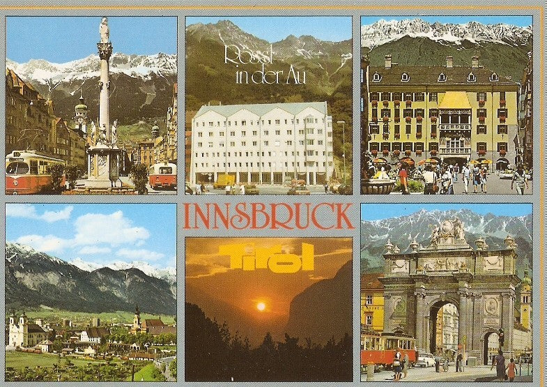 Postal 031673 : Hotel Rossi in der Au Innsbruck