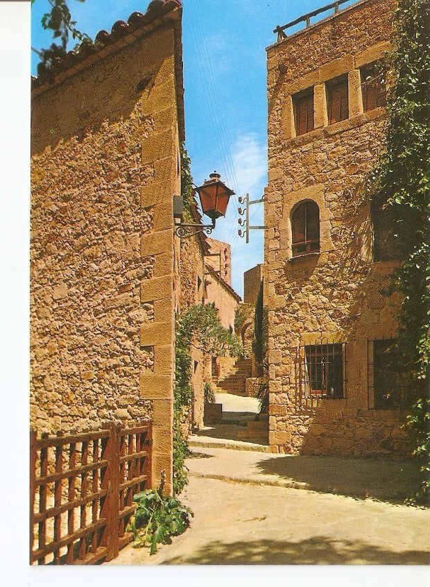 Postal 031675 : Costa Brava Pals. Calles tipicas