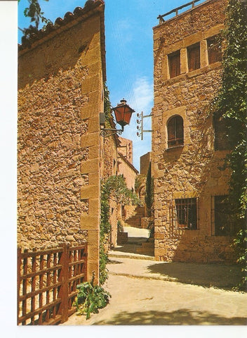 Postal 031675 : Costa Brava Pals. Calles tipicas