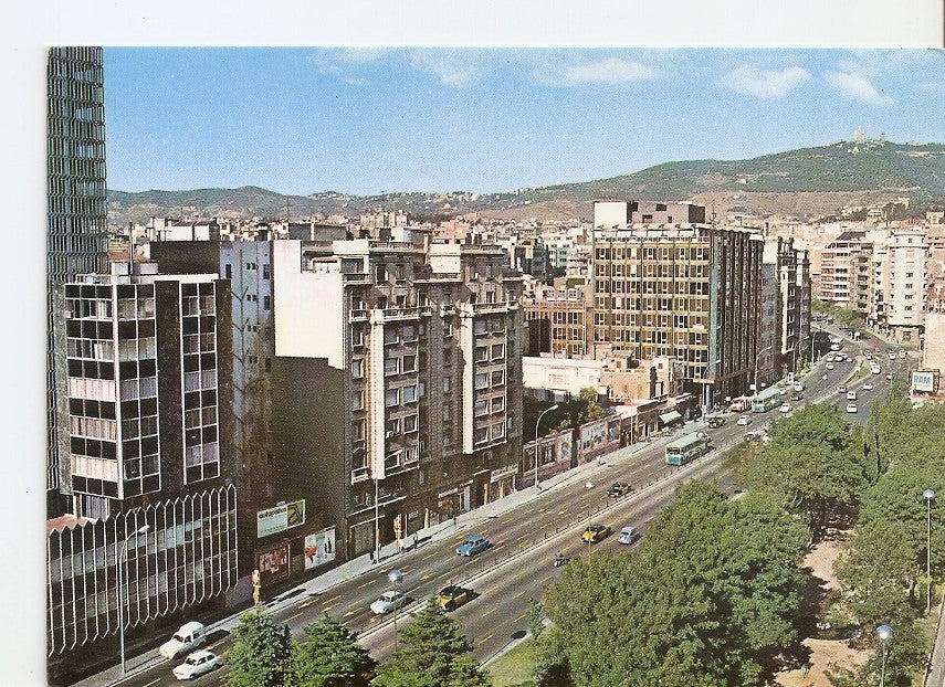 Postal 031690 : Barcelona. Plaza Gala Placidia y via Augusta