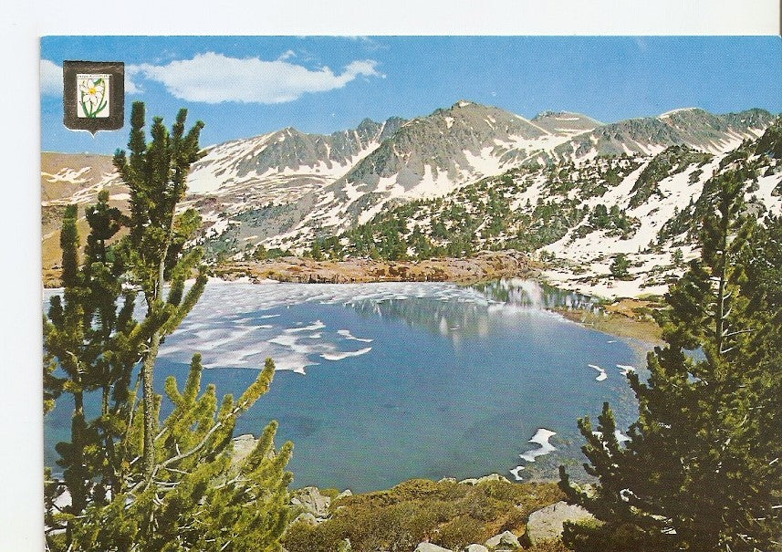 Postal 031696 : Valls dAndorra. Lago grande de el Pessons
