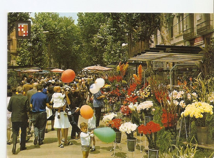 Postal 031705 : Barcelona. Rambla de las Flores