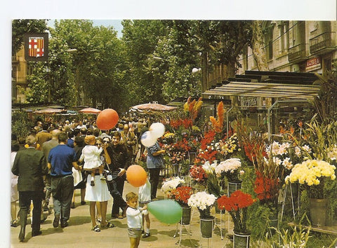 Postal 031705 : Barcelona. Rambla de las Flores