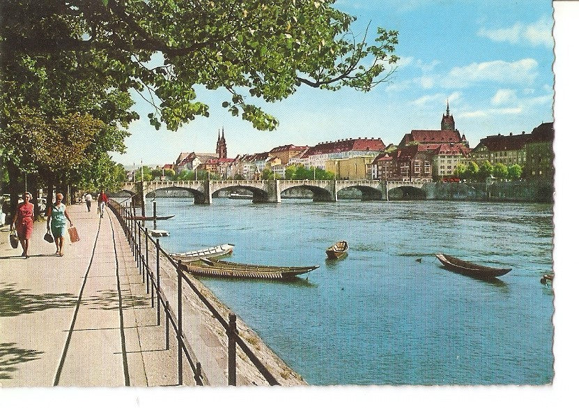 Postal 031202 : Basel Pont du milieu et cathedrale