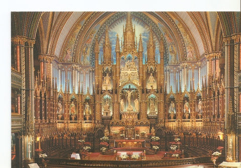 Postal 031750 : Balisique Notre-Dame Montreal. Maun-Altar 1875