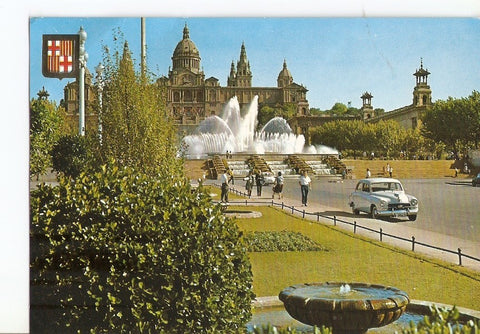 Postal 031770 : Barcelona. Fuente Monumental y Palacio Nacional de Montjuich
