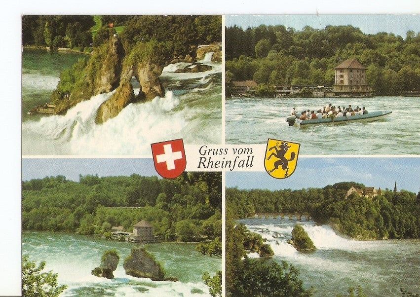 Postal 031782 : Orientierung uber den Rheinfall