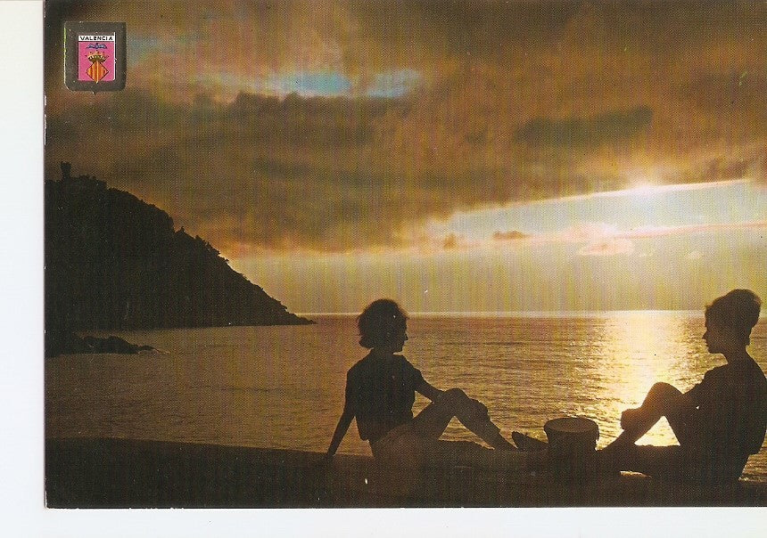 Postal 031790 : Valencia. Playas. Contraluz