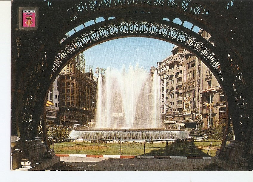 Postal 031793 : Valencia. Plaza del Caudillo en Fallas