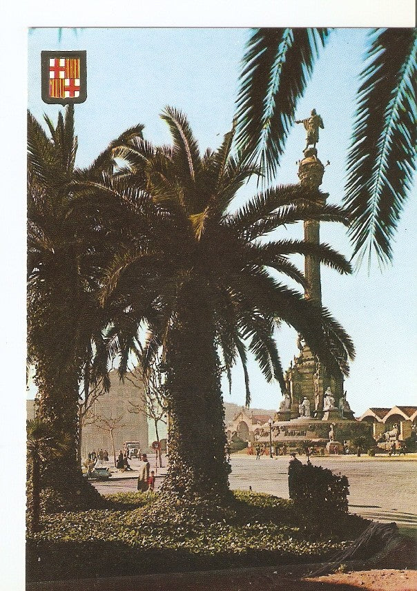 Postal 031763 : Barcelona. Monumento a Cristobal Colon