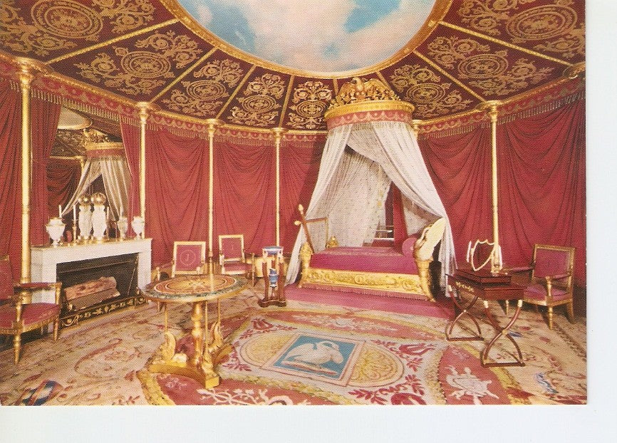 Postal 031840 : Chambre de limperatrice Josephine apres 1810. Chateau de Malmaison