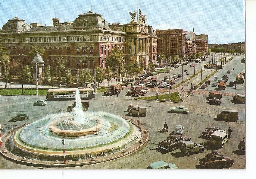 Postal 031842 : Madrid. Glorieta del Emperador Carlos V. Puente Monumental