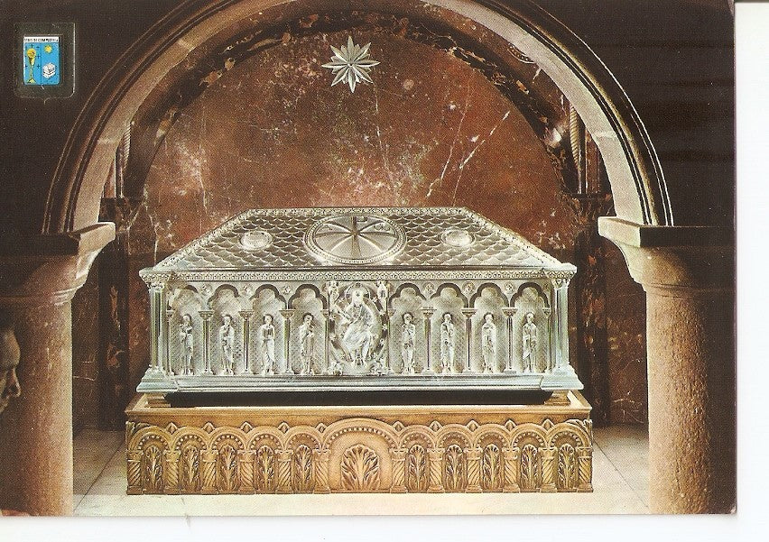 Postal 031863 : Santiago de Compostela (Catedral). Urna del Apostol Santiago (cenizas)