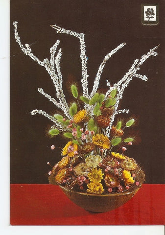 Postal 031881 : Flores en un cuenco