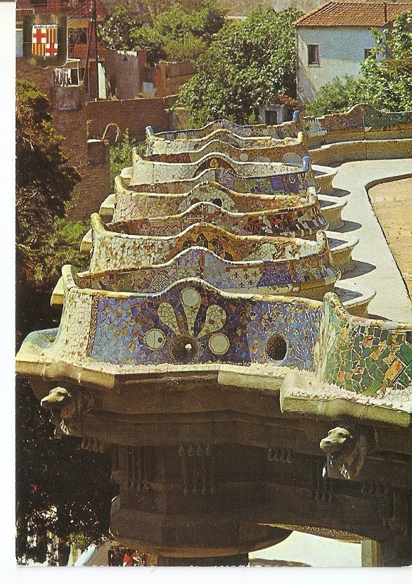 Postal 031885 : Barcelona. Parque Guell