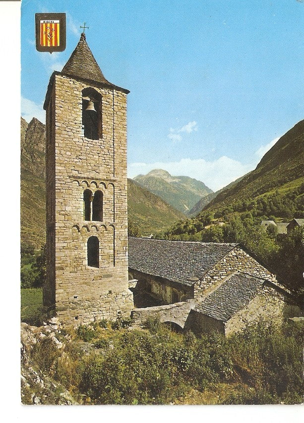 Postal 031900 : Pirineu Catala (Lleida). Vall de Bohi. Esglesia Romanica de Sant Joan de Bohi