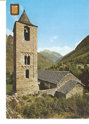 Postal 031900 : Pirineu Catala (Lleida). Vall de Bohi. Esglesia Romanica de Sant Joan de Bohi