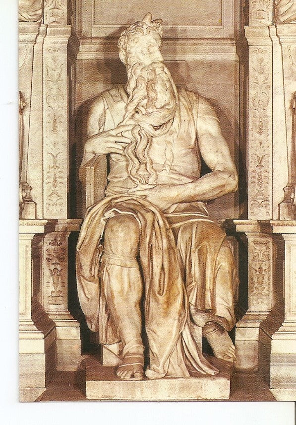Postal 031905 : Roma. Church of S. Pietro in Vincoli - The Moses (Michelangelo)