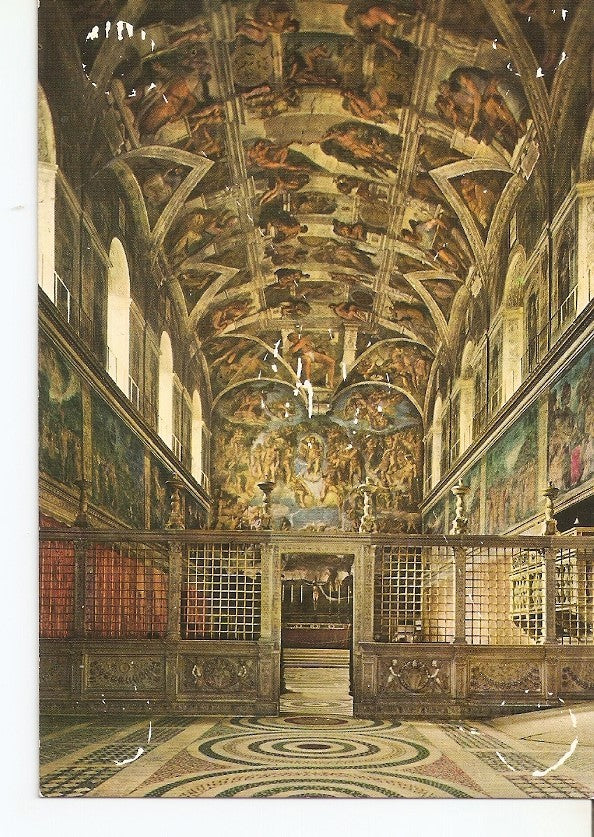 Postal 031908 : Citta del Vaticano Capella Sistina (Michelangelo)