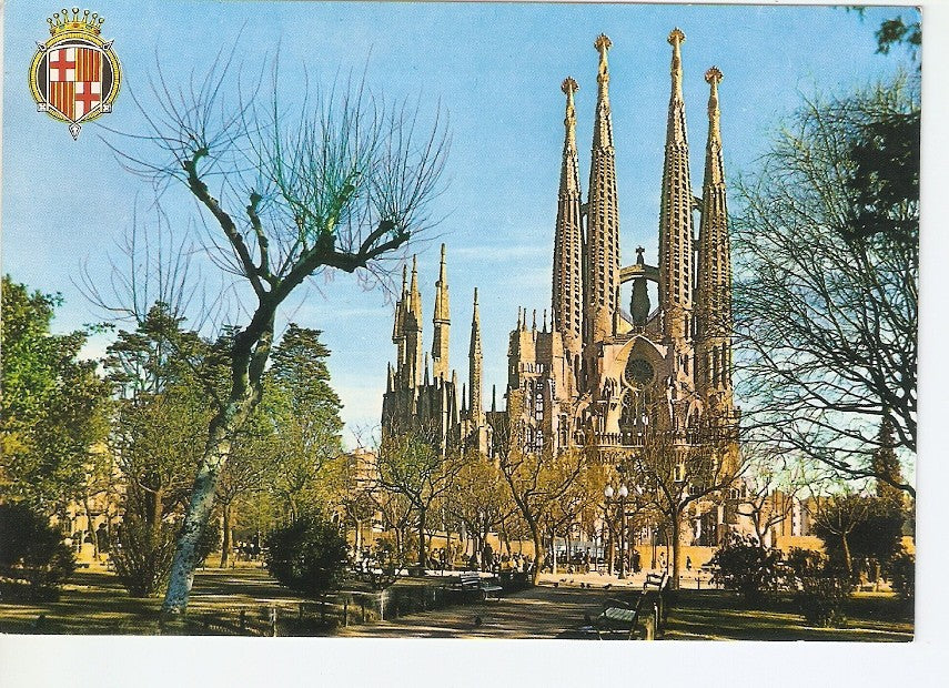Postal 031909 : Barcelona. Templo de la Sagrada Familia