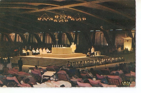 Postal 031914 : Lourdes. La Basilique Souterraine St-Pie X