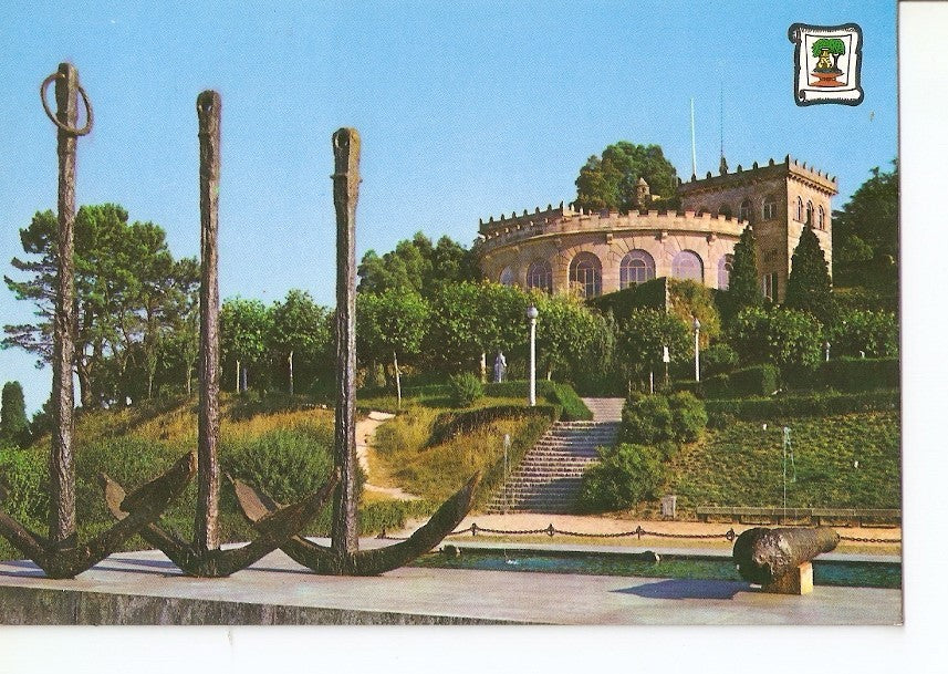 Postal 031923 : Vigo (Monte de El Castro). Monumento a los Galeones de Rande