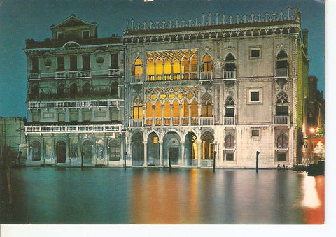 Postal 031930 : Venezia di notte - Ca dOro