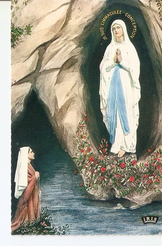 Postal 031939 : Lourdes. LApparition