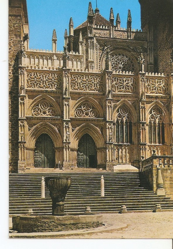 Postal 031941 : Guadalupe (Caceres) Fachada principal del Monasterio