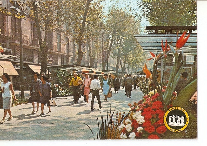 Postal 031953 : Barcelona. Rambla de las Flores
