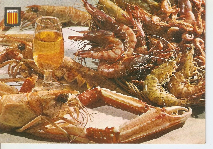 Postal 031960 : Platos tipicos Assortiment de Marisc