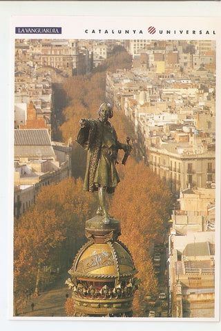 Postal 031987 : Les Rambles de Barcelona. El Pla de lOs y el Liceu