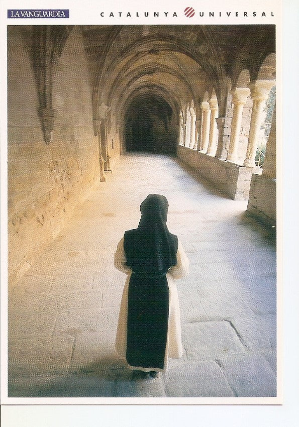 Postal 031988 : Monasterio cisterciense femenino de Santa Maria de Vallbona. El claustro