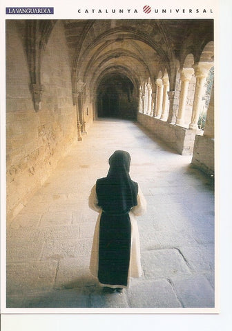 Postal 031988 : Monasterio cisterciense femenino de Santa Maria de Vallbona. El claustro