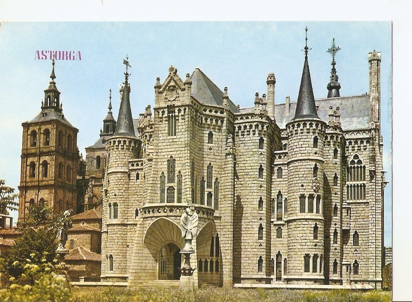 Postal 031991 : Astorga. Palacio de Gaudi. Museo de los Caminos