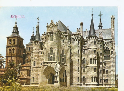 Postal 031991 : Astorga. Palacio de Gaudi. Museo de los Caminos